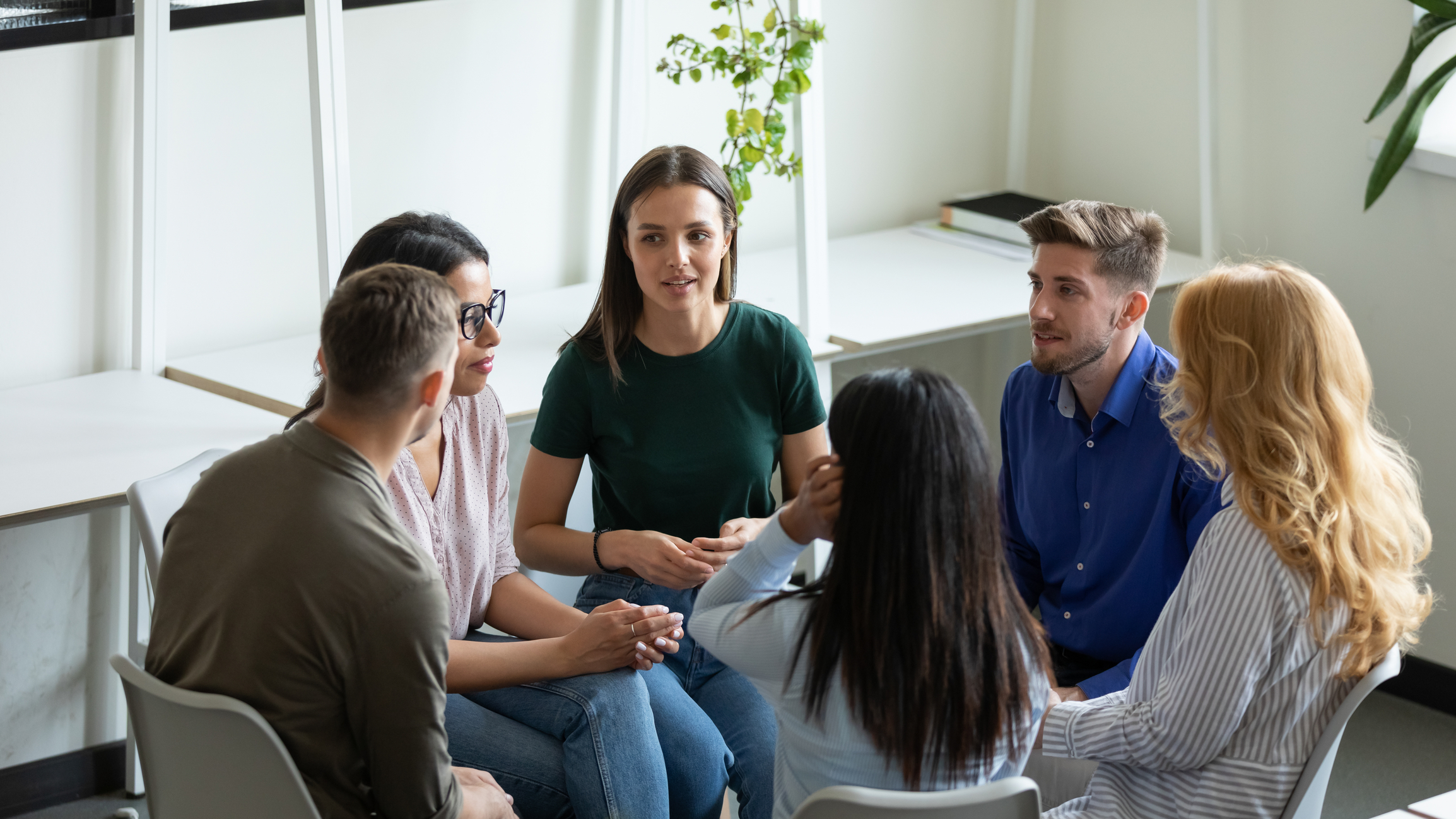 Counseling therapy team discussion at Restart Life